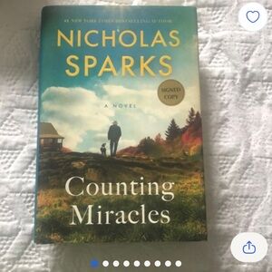 Nicholas Sparks Counting Miracles First Edition First Print SIGNED
